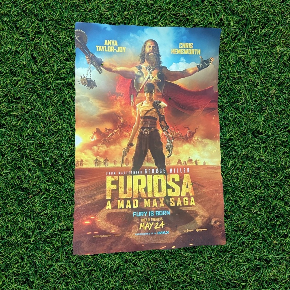 Furiosa: A Mad Max Saga Authentic Movie Theatre Poster Original 17”x11”